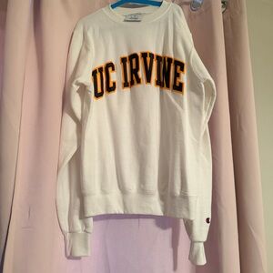 Champion UC Irvine White Crewneck